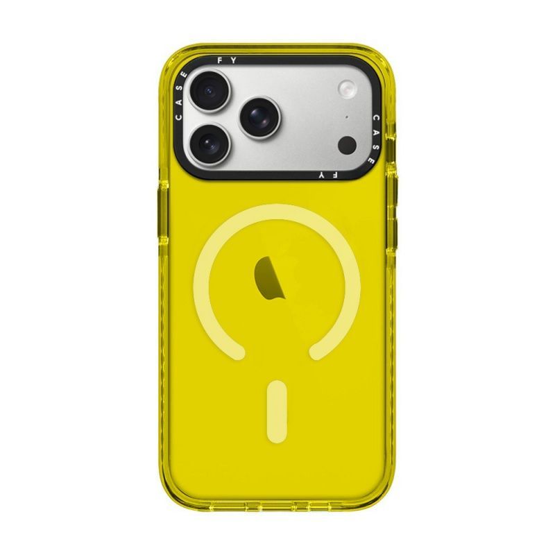 MagSafe Transparent Color Frame iPhone Case – Shockproof Clear Back Cover