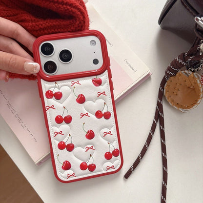 Cherry Pattern Back Cover for iPhone – Slim Protective Case