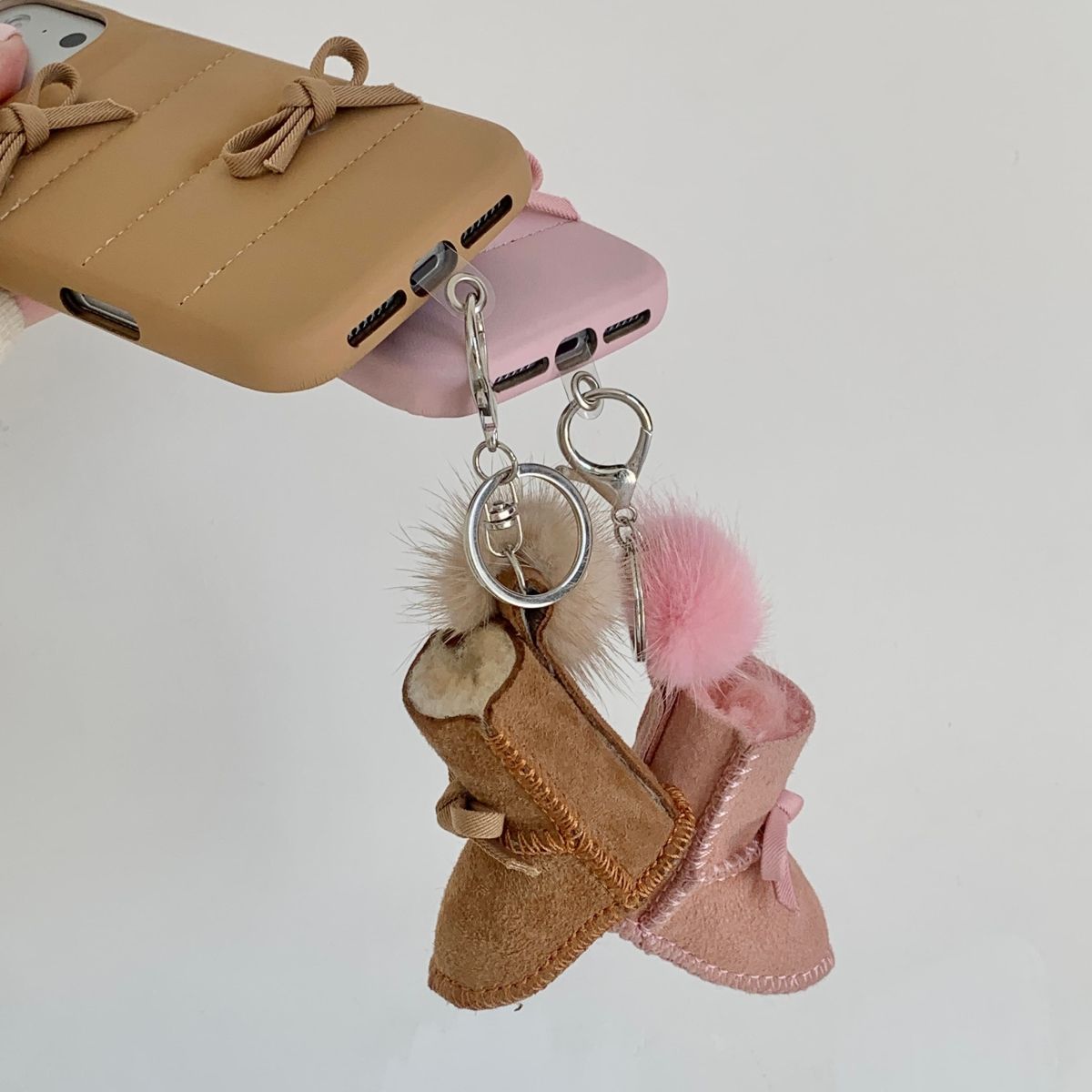 Soft Finish Back Cover with Bow Design for iPhone