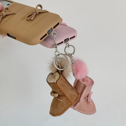 Soft Finish Back Cover with Bow Design for iPhone