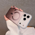 MagSafe Transparent Gradient iPhone Case | Shockproof Magnetic Protective Cover for iPhone