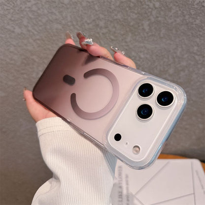MagSafe Transparent Gradient iPhone Case | Shockproof Magnetic Protective Cover for iPhone