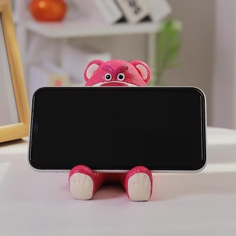 Cute Teddy Bear Mobile Stand Holder for Desk