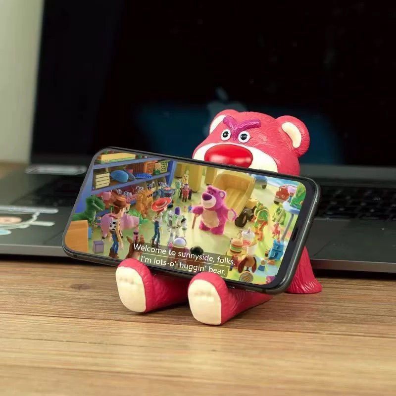 Cute Teddy Bear Mobile Stand Holder for Desk