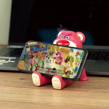 Cute Teddy Bear Mobile Stand Holder for Desk