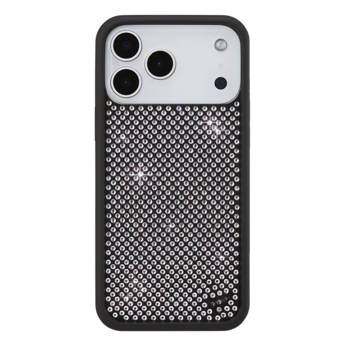 Black Diamond Sparkle Mobile Cover – Premium Glitter Matte Case