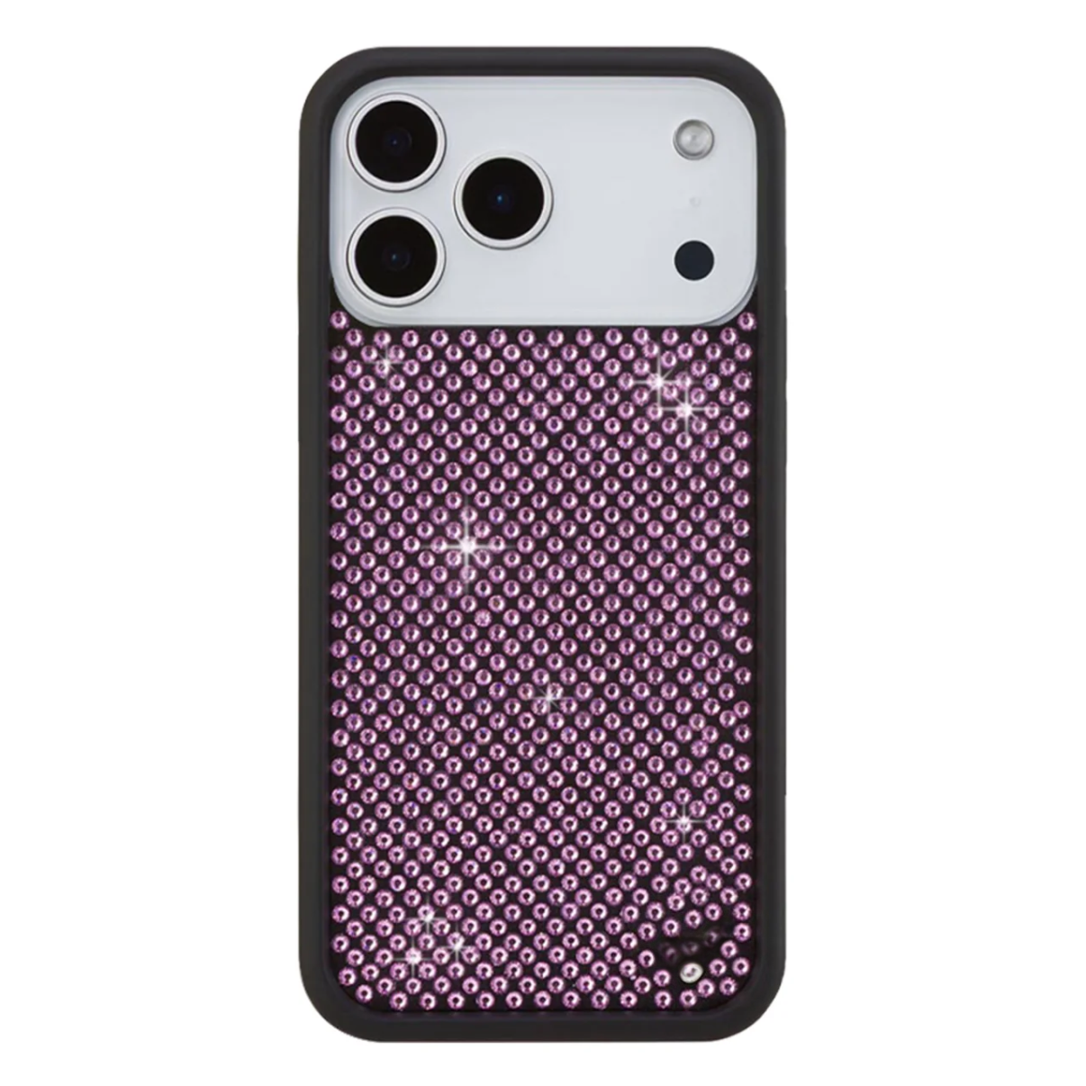 Black Diamond Sparkle Mobile Cover – Premium Glitter Matte Case