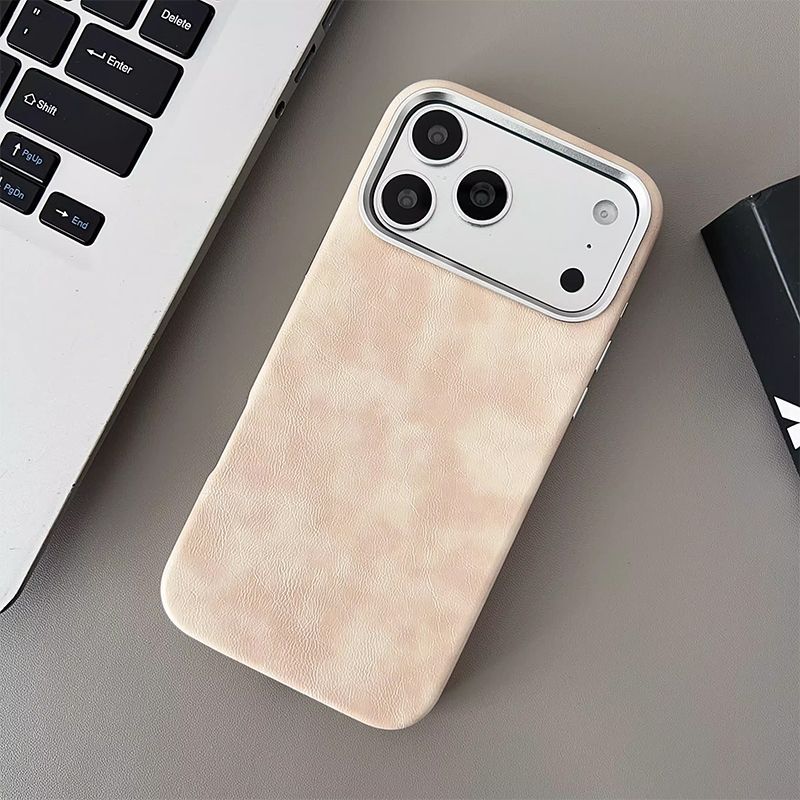 Premium Brown Leather Mobile Cover – Classic Matte Finish Case