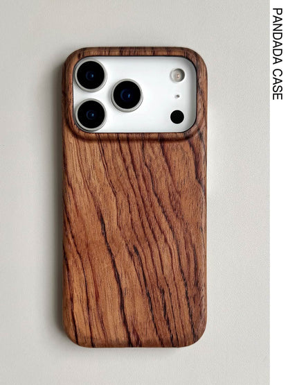 Premium Wooden Finish Mobile Back Cover – Natural Grain Design Case