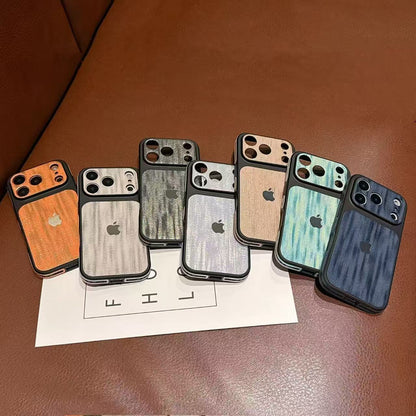 Premium Metal Finish Shockproof Mobile Back Cover for iPhone