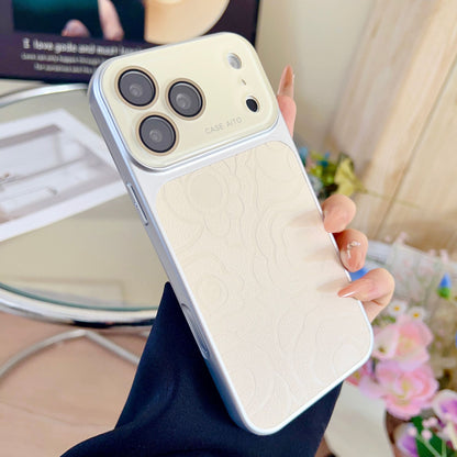 Soft Leather Texture Camera Protection Mobile Back Cover for iPhone