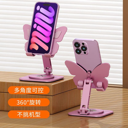 Butterfly Foldable Mobile Stand – Adjustable 360° Phone & Tablet Holder