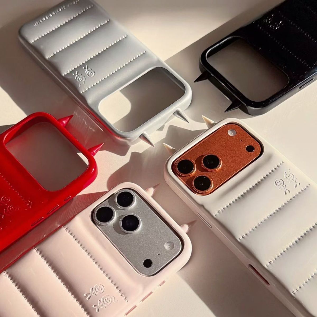 Cute Devil Horn Soft Silicone iPhone Case – Shockproof Protective Cover