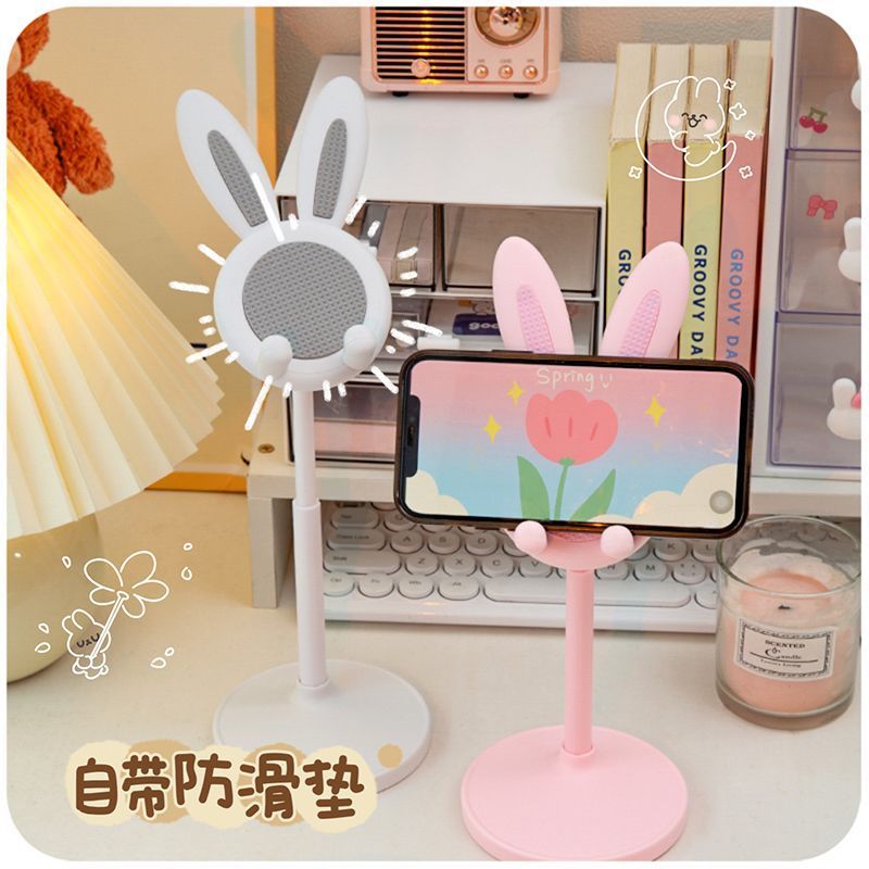 Cute Bunny Ear Mobile Phone Holder Stand – Adjustable Desk Stand