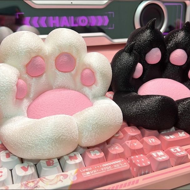 Cute Cat Paw Phone Holder Stand – Soft Desk Mobile Stand