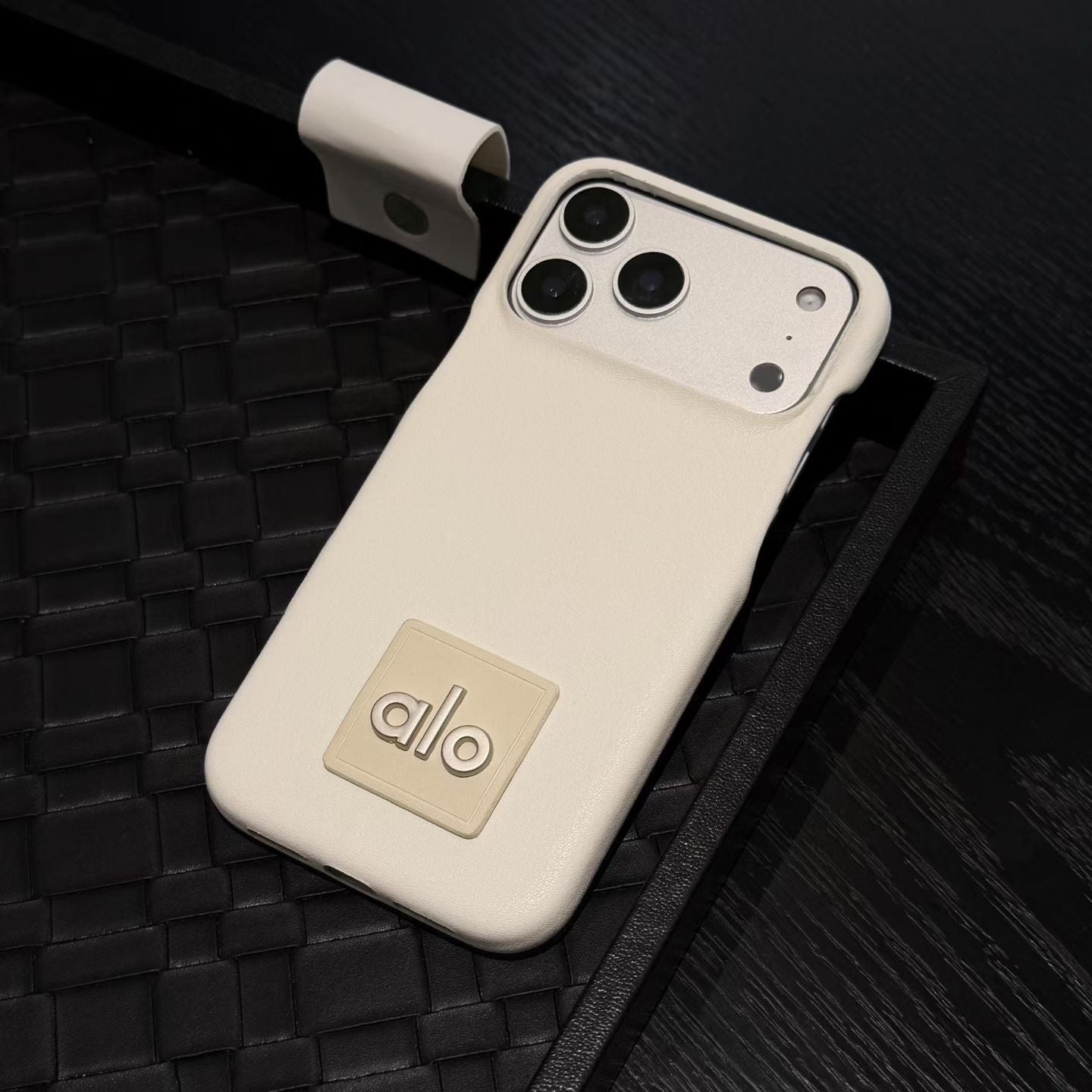 Minimal Leather Texture Phone Cover – Premium Matte Designer Case