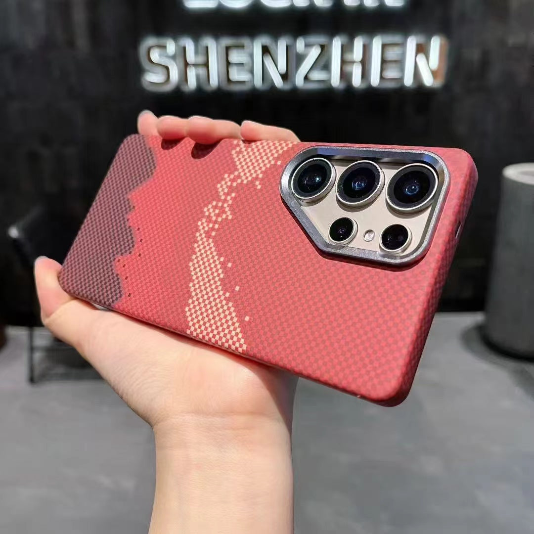 Carbon Fiber Pattern Slim Protective iPhone Case