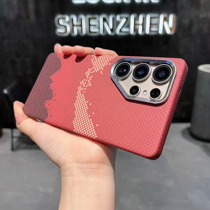 Carbon Fiber Pattern Slim Protective iPhone Case