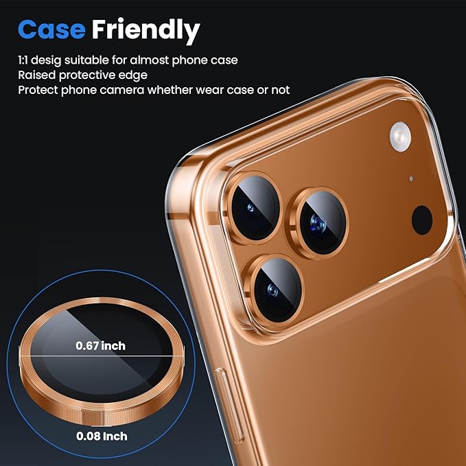 iPhone 17 Series Camera Lens Kit Protector HD