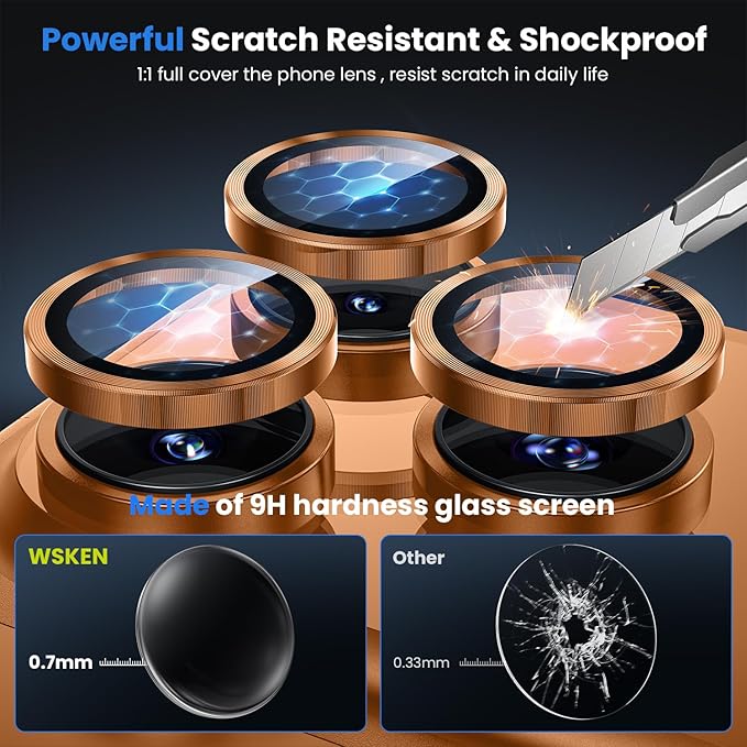iPhone 17 Series Camera Lens Kit Protector HD