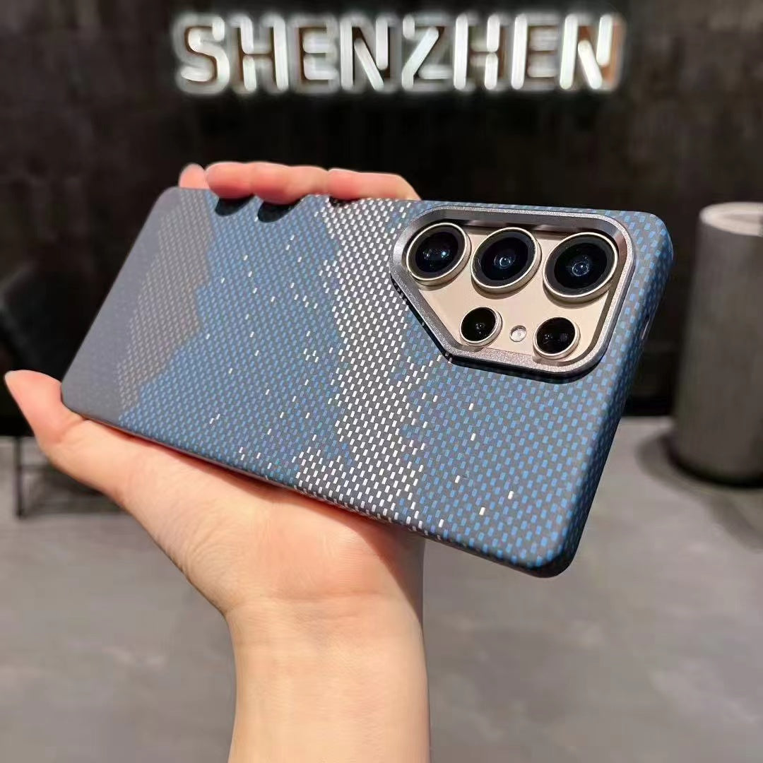 Carbon Fiber Pattern Slim Protective iPhone Case