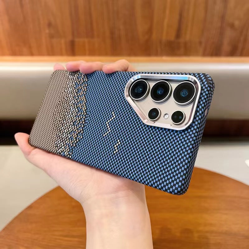 Carbon Fiber Pattern Slim Protective iPhone Case