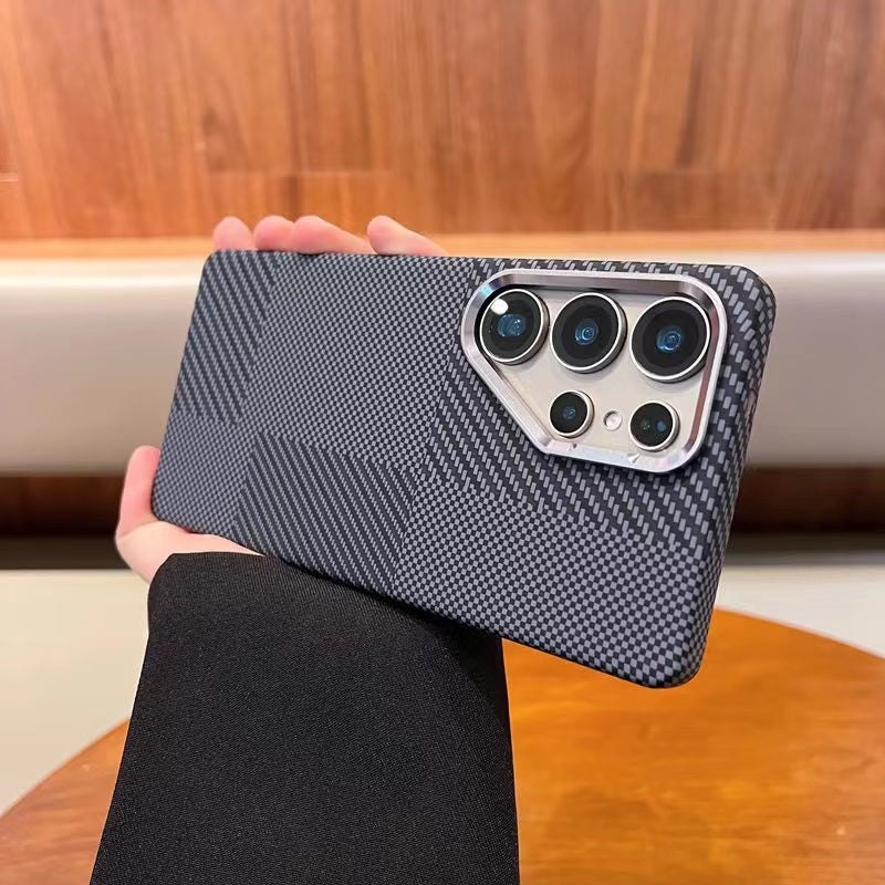 Carbon Fiber Pattern Slim Protective iPhone Case