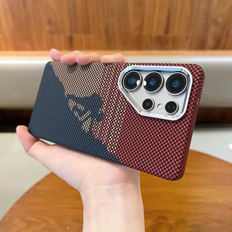 Carbon Fiber Pattern Slim Protective iPhone Case