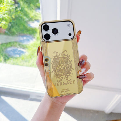 Gold-Tone Mirror Finish Designer Phone Case