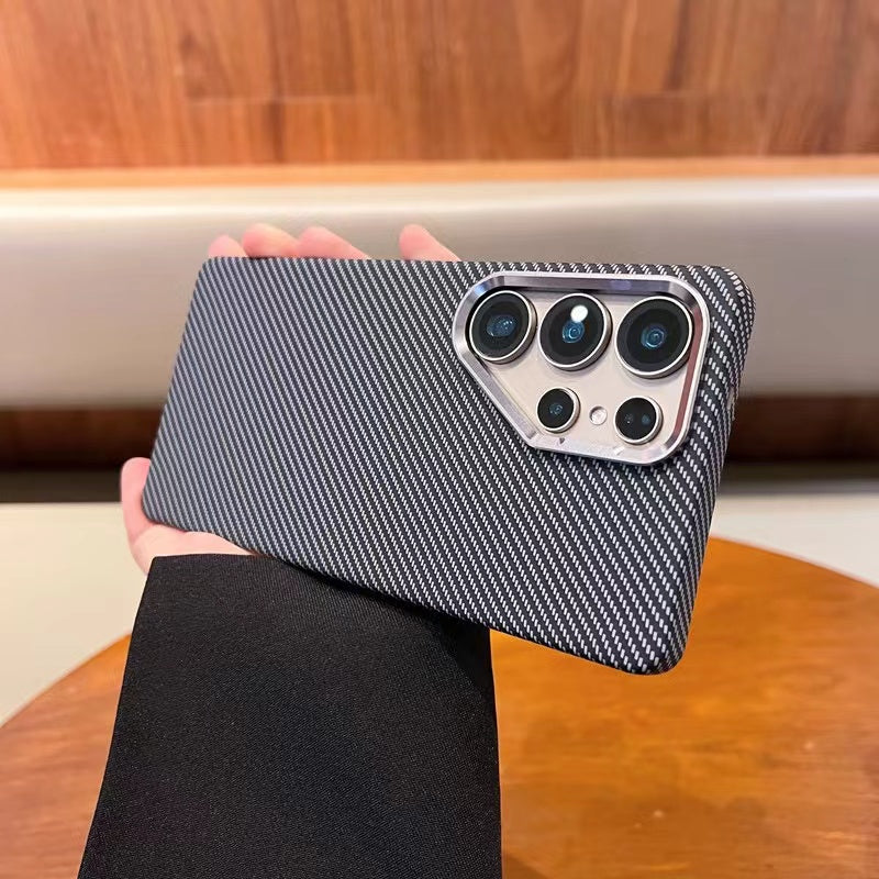 Carbon Fiber Pattern Slim Protective iPhone Case