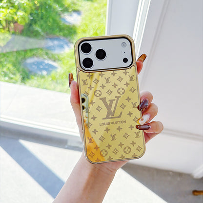 Gold-Tone Mirror Finish Designer Phone Case