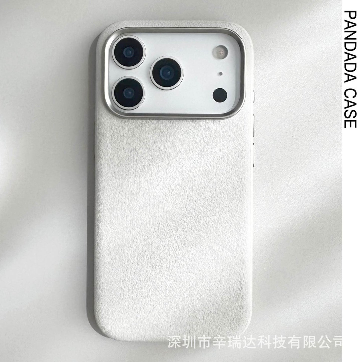 PANDADA Premium Leather Texture iPhone Case