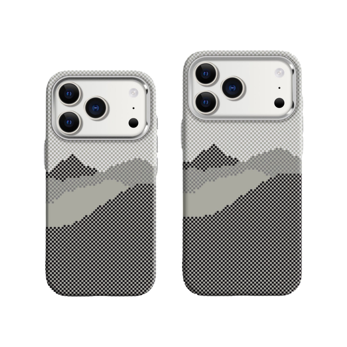 Minimalist Pixel Mountain Phone Case