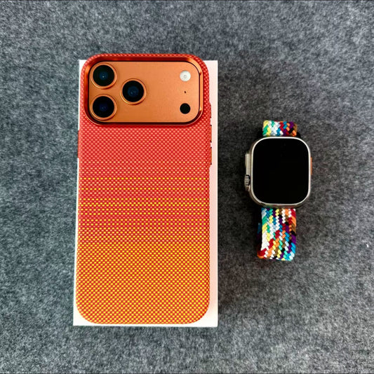 Premium Gradient Fabric Texture iPhone Case