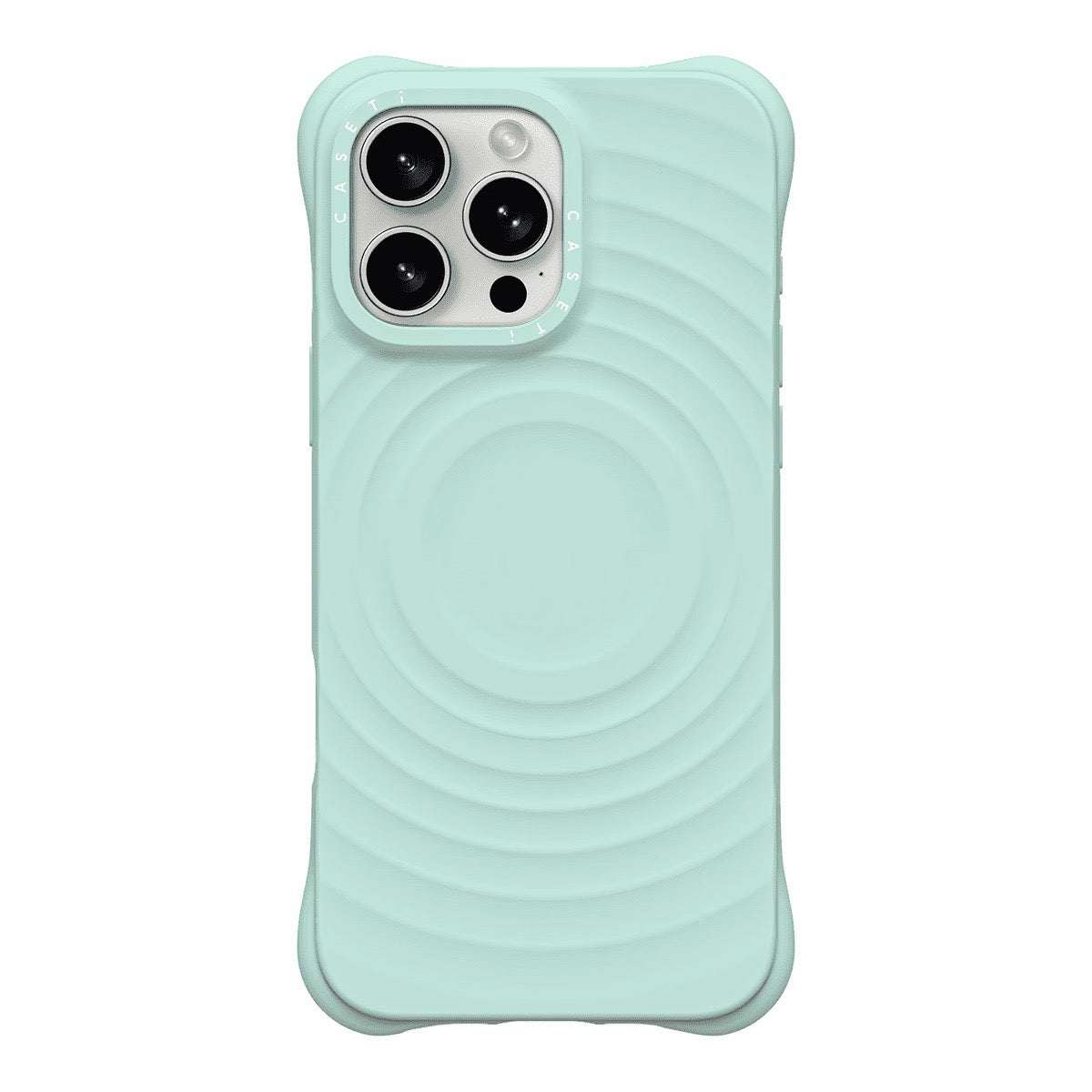Bright Wave Texture Shockproof MagSafe iPhone Case