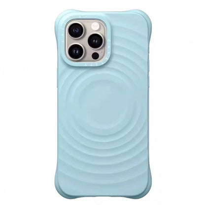 Bright Wave Texture Shockproof MagSafe iPhone Case