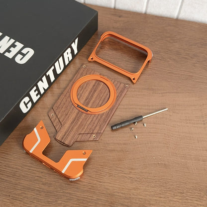 Premium Metal + Wood Hybrid DIY Phone Case