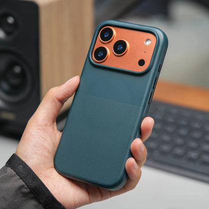 Dual-Texture Shockproof iPhone Case with Camera Protection