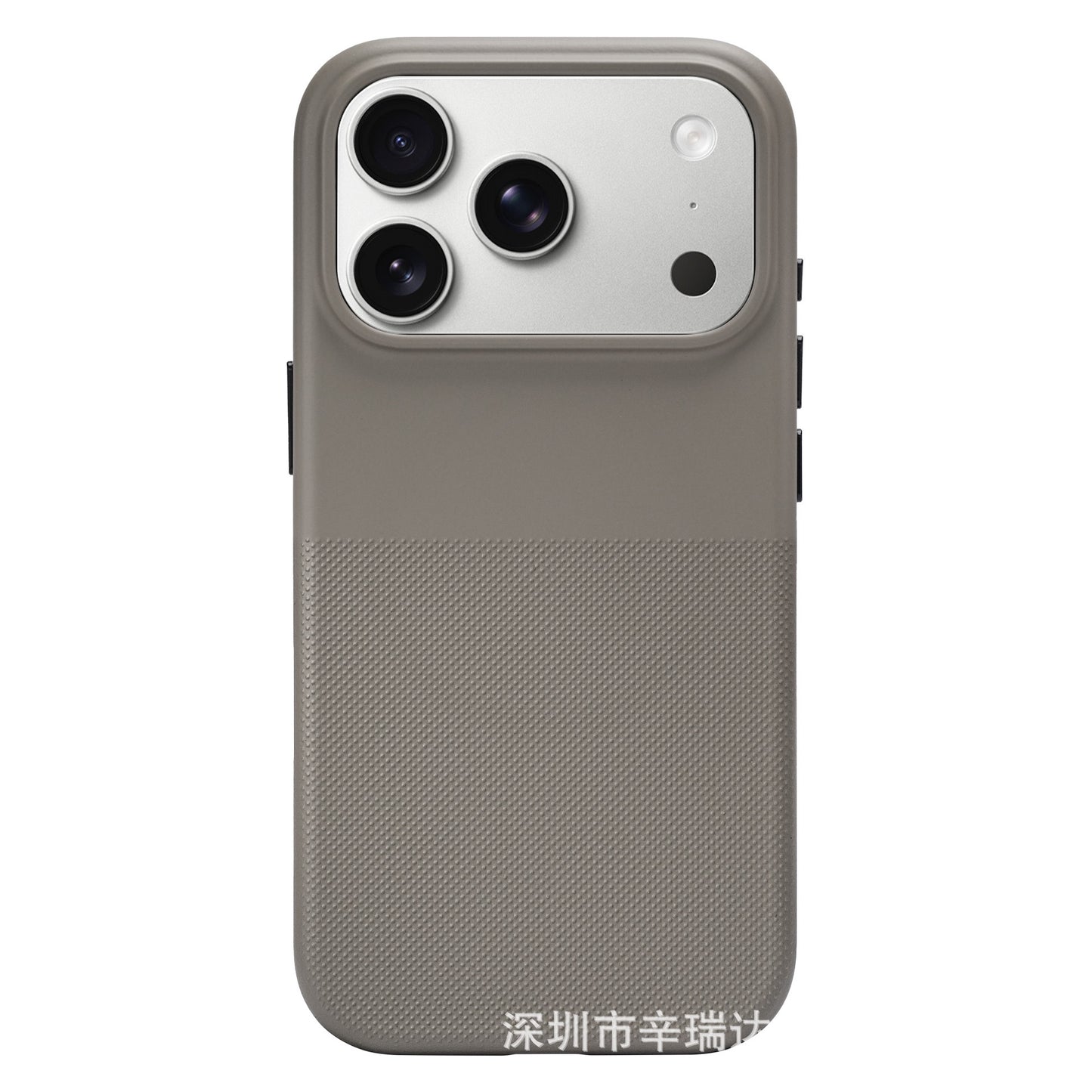 Dual-Texture Shockproof iPhone Case with Camera Protection
