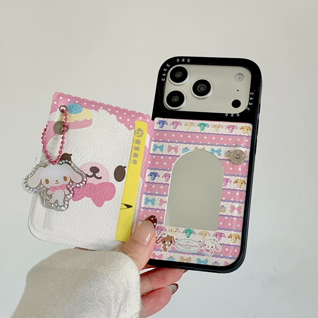 Cute Animal Phone Case with Charm