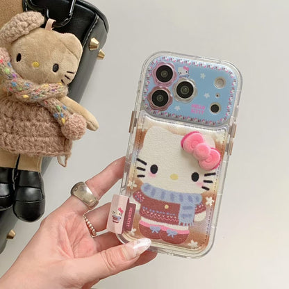 Winter Kitty Soft Back Phone Case