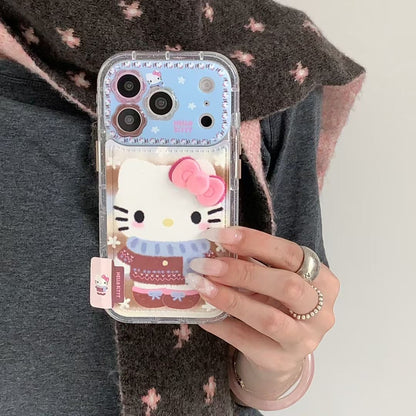 Winter Kitty Soft Back Phone Case