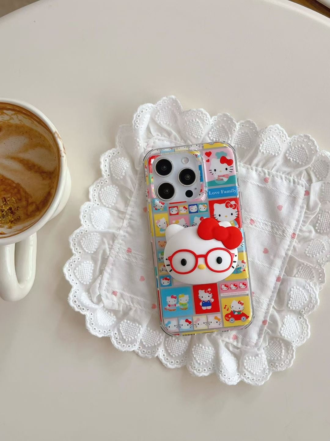 3D Kitty Design Protective Phone Case