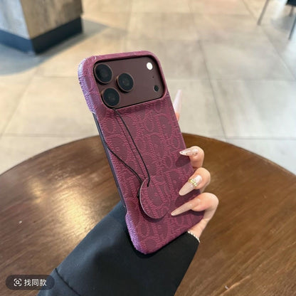 Embossed Monogram iPhone Case with Matching Charm