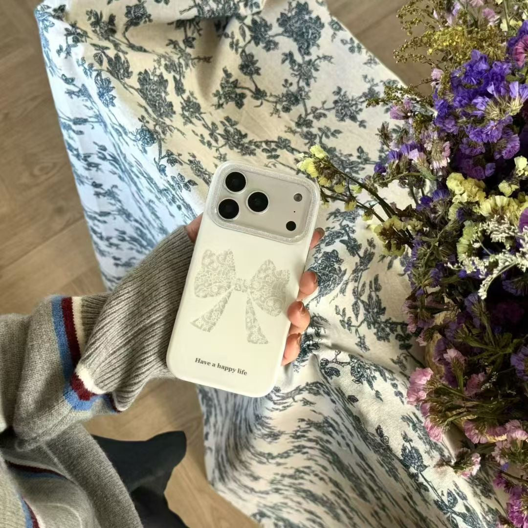 White Bow Phone Case
