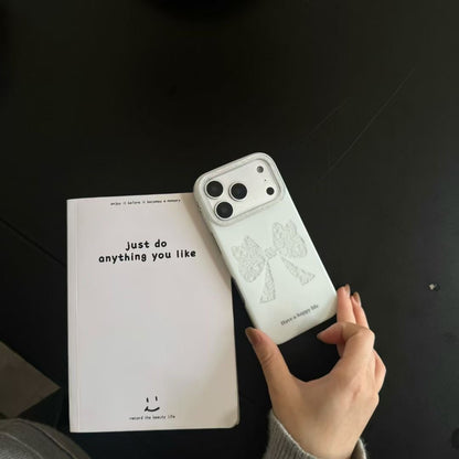 White Bow Phone Case