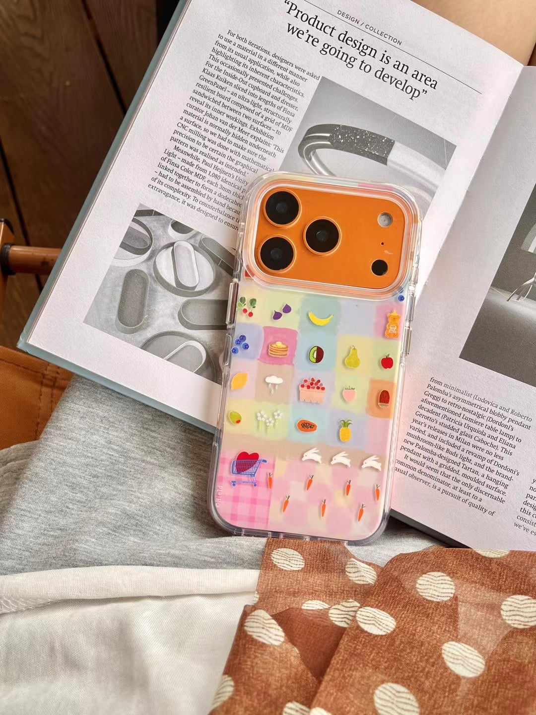 Cute Icon Grid Phone Case