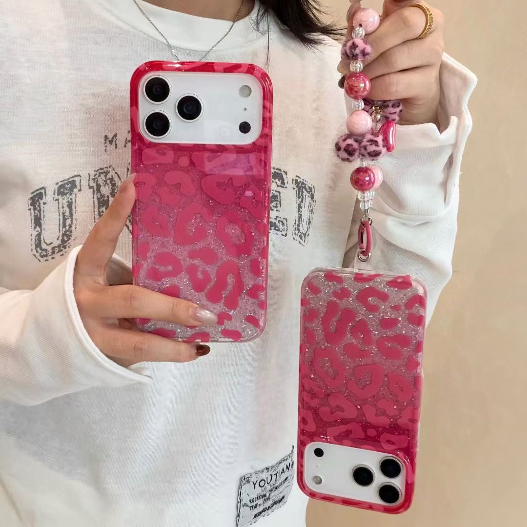 Leopard Print iPhone Case with Protective Bumper