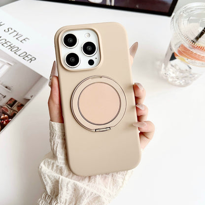 Solid Color iPhone Case with Built-In Ring Holder and Protective Bumper