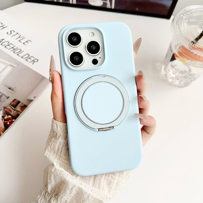 Solid Color iPhone Case with Built-In Ring Holder and Protective Bumper